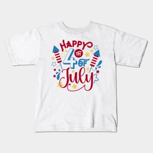 Happy 4th of July Kids T-Shirt